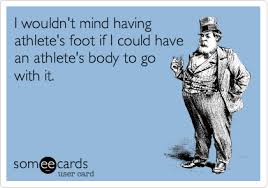 Althletes foot, athletes body? Yes please!