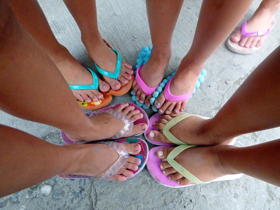 Summer flip flops